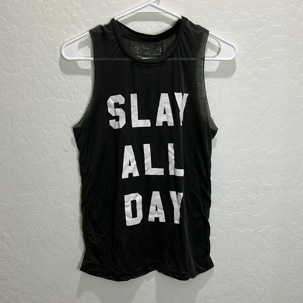 SLAY ALL DAY TANK TOP womens xs